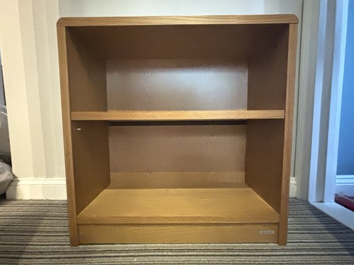 Aspace wood veneer bookshelf - wood,