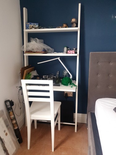 Aspace children white desk - children's,