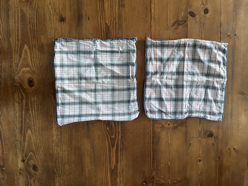 Plaid cushion covers aspace - covers,