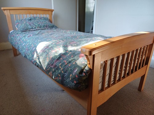 Three quarter single bed with - three,